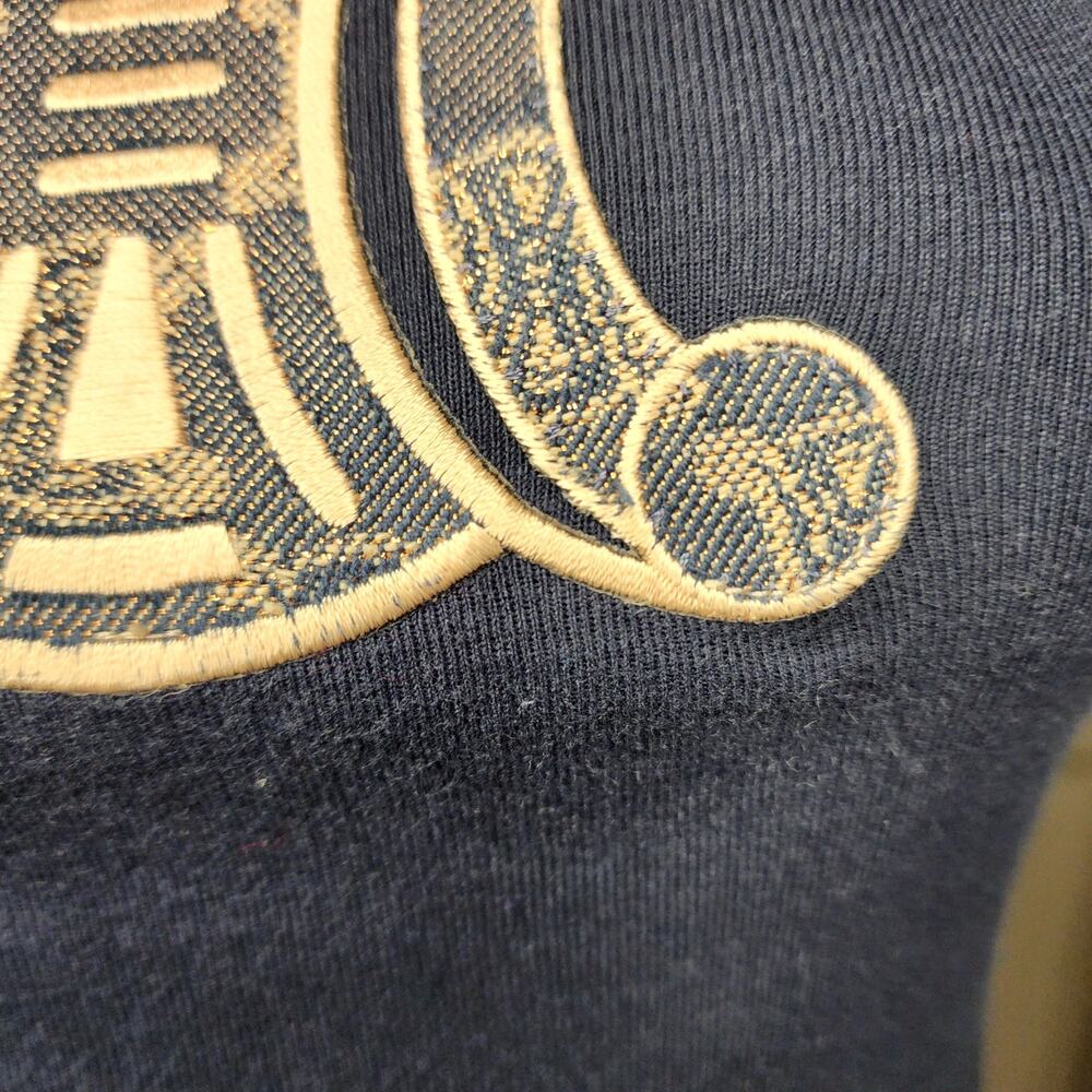 Céline navy blue Macadam Cotton Tee Size Small - Picture 6 of 15